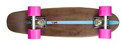 Ridge Volwassen esdoorn hout Mini Cruiser Number Two skateboard, roze, 56 cm