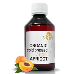 Olio di Albicocca BIO Nativo Extravergine Olio di nocciolo Albicocca 100% Puro Spremuto a Freddo Olio Abbronzante Olio doposole Olio bebe Olio unghie cuticole Viso, Corpo, Capelli 250 ml