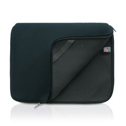 PSN Laptop Sleeve BlackBag 30,5-33,8 cm 12-13,3 inch Swiss Design Laptop Bescherming van zwart 2-laags neopreen met rits