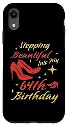 Coque pour iPhone XR 64e anniversaire 64 ans femmes chaussures vintage anniversaire