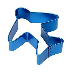 Dexam 17851240 Plane Cookie Cutter-Blue, Aluminium