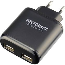 Voltcraft SPAS-2400/2+ VC-11332175 - Cargador USB (corriente de salida máx.) 4800 mA 2 x USB