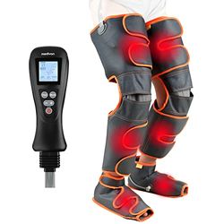 Medivon Noble Air Pro Beenmassageapparaat, 4 intensiteiten, verstelbare pasvorm, pneumatische massage met verwarmingsfunctie