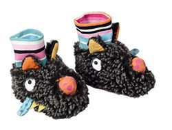 ebulobo T'es Fou Louloup Wolf Booties
