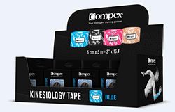 COMPEX x12 Tape Negro Caja de 12 Rollos Adultos Unisex