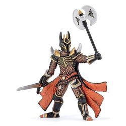 Papo MEDIEVAL-FANTASY Sparks 38959 Knight with a Triple Battle Axe Figurine, Multicolour