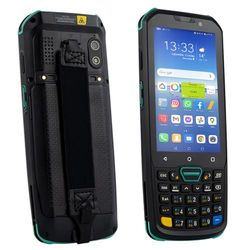 AndroSavvy-240 HDWR, Terminal Mobile, Android 11, Lecteur de Codes-Barres 2D, Écran Tactile HD 4", Wi-FI & LTE-Collecteur de Données Durable pour la Gestion d'inventaire Et d'entrepôt
