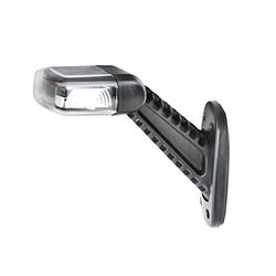 HELLA VALUEFIT 2XS 357 007-011 Luz de gabari - LED - 12/24 V - em forma de ângulo - esquerda/montagem lateral ext.
