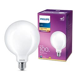 Philips LED Lampadina Globo, 10.5 W, E27, Luce Bianca Calda