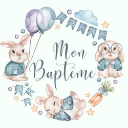 Livre d'or de mon baptême: Livre souvenir à personnaliser pour le baptême de votre garçon