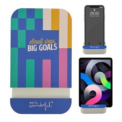 WONDEE Mr Wonderful Soporte Móvil/Tablets/iPad de Mesa Motivacional - Mr Wonderful Idea de Regalo Original y Funcional, Soporte Stand Coleccionable como Adorno de Dormitorio