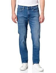 7 For All Mankind Heren Slimmy Tapered Luxe Performance Eco Mid Blue Jeans, blauw (mid blue), 33W x 30L