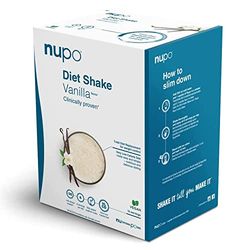 NUPO Diet Shake Vaniglia - Frullati dietetici premium per la gestione del peso I Frullato sostitutivo del pasto, clinicamente testato per il controllo del peso I 10 porzioni I Senza OGM