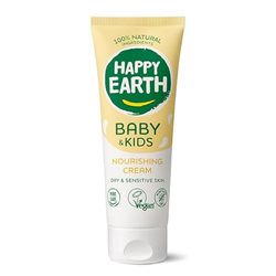 Happy Earth Baby & Kids Voedende crème - Kinderlichaamscrème - 100% natuurlijke ingrediënten & veganistisch - Voedend - 75 ml