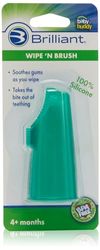 Baby Buddy Green Wipe and Brush with Tooth Tissues