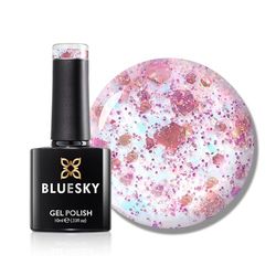 Bluesky Gel Nail Polish 10ml, Ruby Charm - SPZ03, Pink Gel Nail Polish for 21 Day Manicure, Professional, Salon & Home Use, Requires Curing Under LED UV Nail Lamp