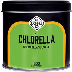 Chlorelle Bio - 500 COMPRIMÉS - 1500 mg par dose - Paroi Cellulaire Brisée - Coupe-faim et Soulage l'Anxiété - Effet Satiétant - Détox - Protéine Vegan Écologique - Sans Plastique