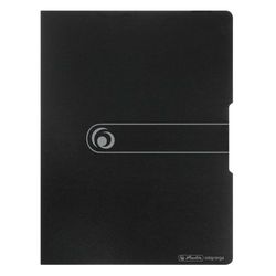 Herlitz Easy Orga To Go - Carpeta de fundas (polipropileno, A3), color negro