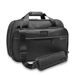 Briggs & Riley Basale, Borsa da Cabina espandibile Unisex-Adulto, Nero, Expandable Bag