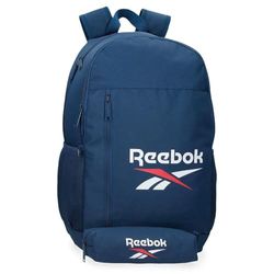 Reebok Ashland rugzak met dubbel vak + schooltas, blauw, 30 x 48 x 15 cm, polyester, 21,6 l, Blauw, Eén maat, Rugzak met twee vakken en schooltas