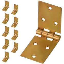 KOTARBAU Nastro per casse, 10 pezzi, arrotolato, per mobili, mobili, zincato, per porta, per casse, armadi, 100 x 35 mm