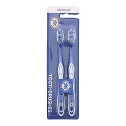 EPL Chelsea Lot de 2 brosses à dents Medium