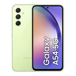 Samsung Galaxy A54 5G, Android Smartphone, 6,4 inch Dynamic AMOLED-display, 5.000 mAh accu, 256 GB/8 GB RAM mobiele telefoon in Awesome Lime