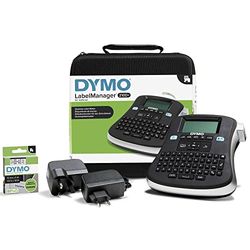 Dymo LabelManager 210D kit etichettatrice portatile tastiera QWERTY con custodia ed etichette D1 12 mm stampa nero su bianco