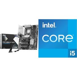 MSI Pro B860-P WiFi Motherboard + Intel® Core™ i5-14600K Desktop Processor 14 Cores