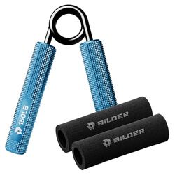 BILDER Handgrijptang van metaal, ideaal voor onderarm-, hand- en polstraining, versterkt de spieren en bevordert het functionele herstel, fitnessapparatuur, weerstand 68 kg