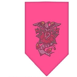 Mirage Eagle Rose - Bandana de Diamantes de imitación, Grande, Color Rosa Brillante
