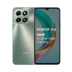 HONOR X6b Mobile Phone Unlocked, 6.56-Inch 90Hz Fullview Display, 16GB+256GB, 5200 mAh Long-lasting Battery, 50MP Triple Camera, Android (2 Year Warranty), Green