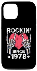 Custodia per iPhone 14 Rockin Since 1978 - Rock&Roll Compleanno Retro Rock And Roll