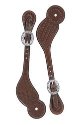 Weaver Leather Basin Cowboy Regular Spur Straps Bruin, One Size