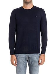 Polo Ralph Lauren Long Sleeve-Sweater Maglione, Blu (Hunter Navy 1230), XL Uomo