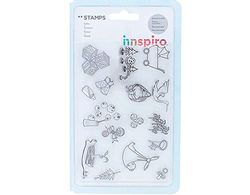INNSPIRO - Tampons Acryliques, Couleur Transparente, Petit (17325)