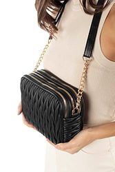 Madamra Women's TRFMDMRA100237 Shoulder Bag, brązowa