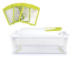 H & H 1015 helhålare med mapp och 3 utbytbara blad, plast/rostfritt stål, vit/grön