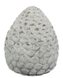 Flair Flower Dekorativa Objekt Kottar Tallkottar Dekoration Utomhus Shabby Lanthusutseende Keramiska Kottar Staty Trädgårdsfigur Present Trädgårdsdekoration Kronärtskocka