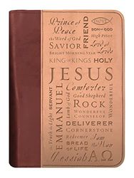 Duo-tone Names of Jesus Extra Large Bible Cover