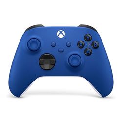 Xbox Manette sans Fil - Shock Blue Pour Xbox One, Series X, Series S, Windows 10 & 11, Android et iOS