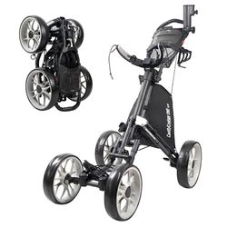 Caddytek Caddycruiser One Version 8-Dark Grey carrinho de golfe, unissexo, cinzento escuro, tamanho único