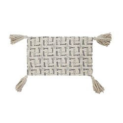 DKD Home Decor Funda de cojín Color Beige, de Tela (50 x 3 x 30 centímetros) S3038215 - EAN: 8424001948376