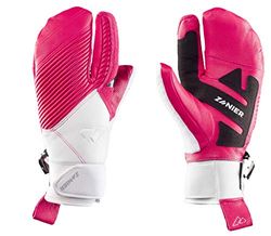 Zanier Unisex – vuxna 21078-1067-7 handskar, vit, fuchsia, 7