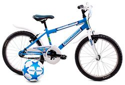 Forza Azzurri MTB 20", Mountain Bike Bambino, Azzurro/Bianco