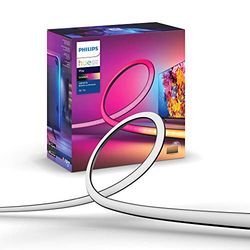 Philips Hue Play Gradient Lightstrip 55", Striscia Led Smart illuminazione sorround sincronizzata con colori TV