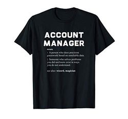 Account manager - Definizione dizionario divertente Maglietta