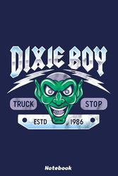 Dixie Boy Diner Logo - Vintage Horror Movies Notebook: Notes cornell, (6 x 9 inches) Large, 120 Pages