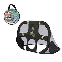 ODS SRL - Porte Football 2 en 1 Pop-up, Mesure 120 x 85 x 85 cm, avec Compartiments Amovibles. avec Sac de Transport, 47015.