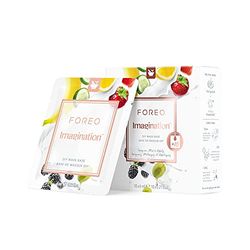 FOREO Imagination DIY Face Mask Base (10 sachets x 6 ml) For All Skin Types + Mini Cookbook, Absorption-Enhancing, Antioxidant Rich, Hydrating, Clean & Safe Formula, Multicolor, F0699